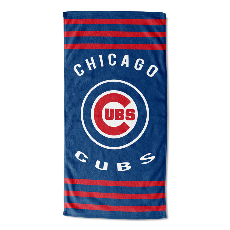 Cotton Blend Lightweight Beach Towel, Chicago Cubs