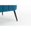 Chaises d'appoint à ressorts ensachés, chaise de lecture moderne en acier chenille pour la maison