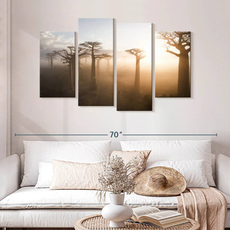 Harnek Baobab Avenue Madagascar, H 32 po x l 52 po