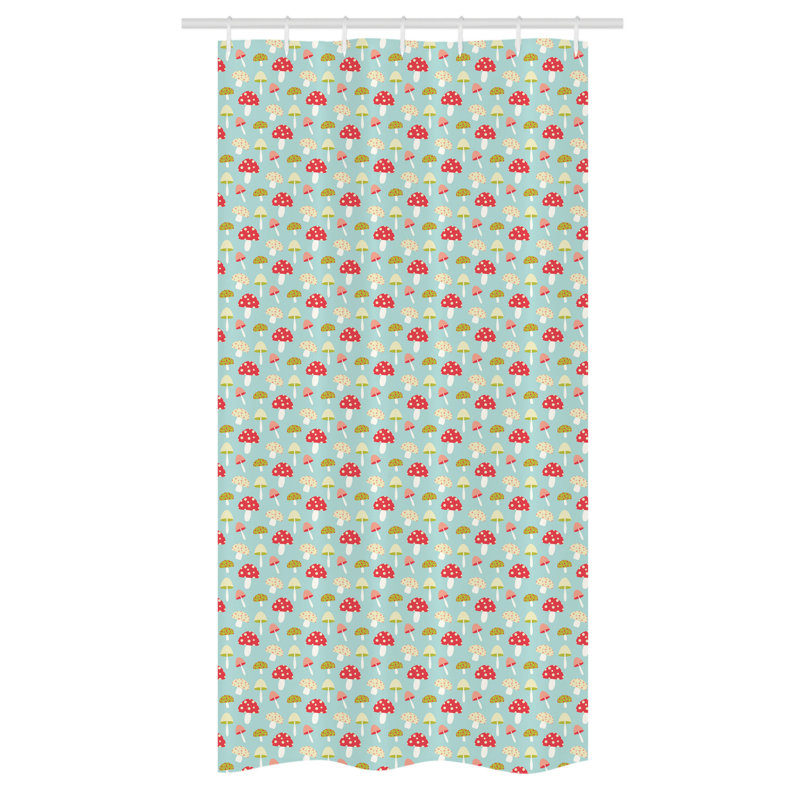Evandro Shower Curtain with Hooks Included, 72" H x 36" W