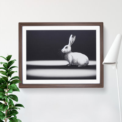 Single Hare - Framed Print