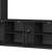 4-Piece Modern Entertainment Center With Bridge For Tvs Up To 80", All-In-1 Wall Unit With Bookshelves-341770975