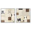 Boho Tiles Set High-Gloss Frameless Acrylic Glass Wall Art Abstract Print by Oliver Gal, Ready to Hang, 12 x 12-840539765-840539775