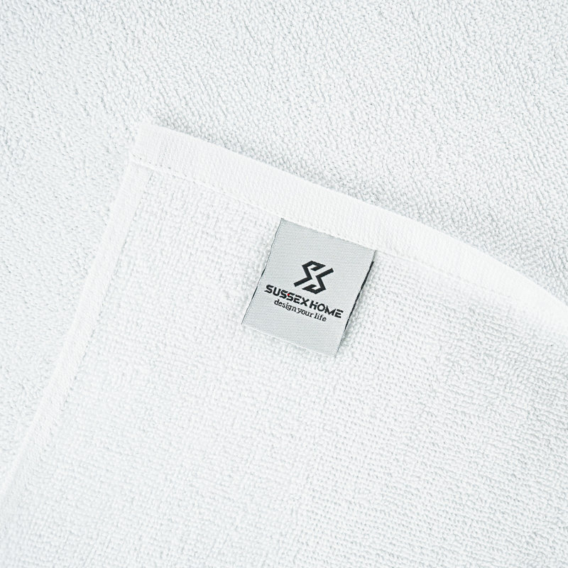 Serviette de bain 100% coton, Blanc