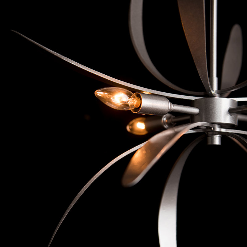 Dahlia 4 - Light Sputnik Chandelier, Vintage Platinum