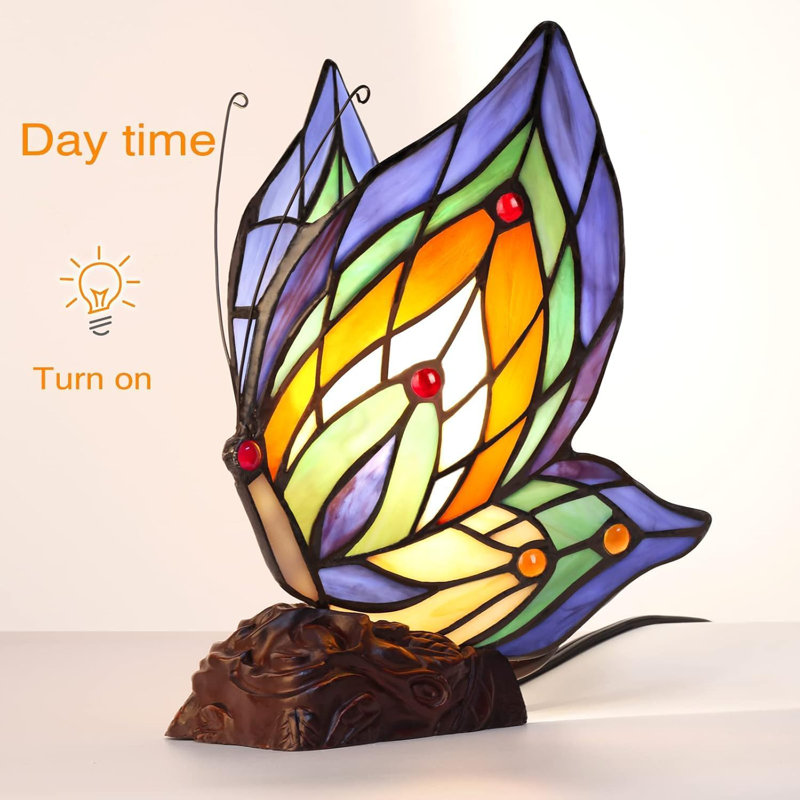 Lampe de bureau en verre coloré Tiffany Lamp