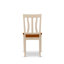 L'ensemble de mobilier de salle à manger 5 pièces comprend une table de cuisine rectangulaire avec Dropleaf et 4 chaises de salle à manger, 30 po x 48 po, babeurre et cerise-131639916-131639919-131639917
