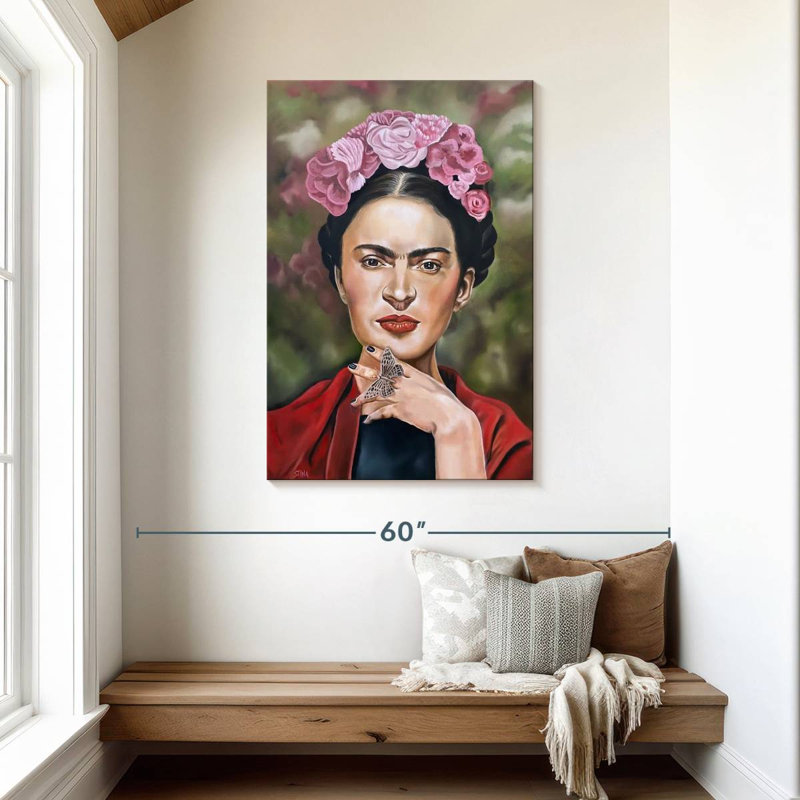 Leisha I Was Born A Painter, 45" H x 30" W