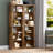 6-Tier Fixed Shelf Bookcase, 75" Tall Heavy-Duty Storage with Tip-Resistant Design-444976180