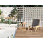 Draper Teak Outdoor Woven Chat Chair