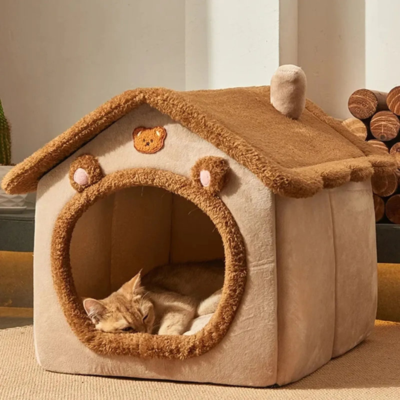 Niche pour chien Graziela, H 18,11 po x l 20,86 po x P 16,92 po