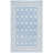 Ebony Hand Tufted Wool/Cotton Southwestern Rug in Blue/Ivory-95854508