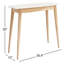 Console en marbre véritable 35,4 po Margate
