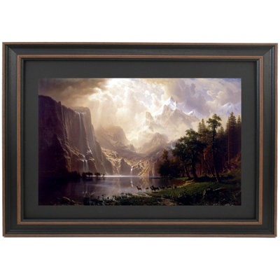 Among The Sierra Nevada, California By Albert Bierstadt