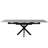 Extendable Dining Table Black With Grey Desktop-370463816