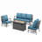 Asfand Outdoor Patio Conversation Furniture Set-901951244