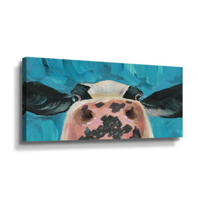 Toile tendue Curious Cow