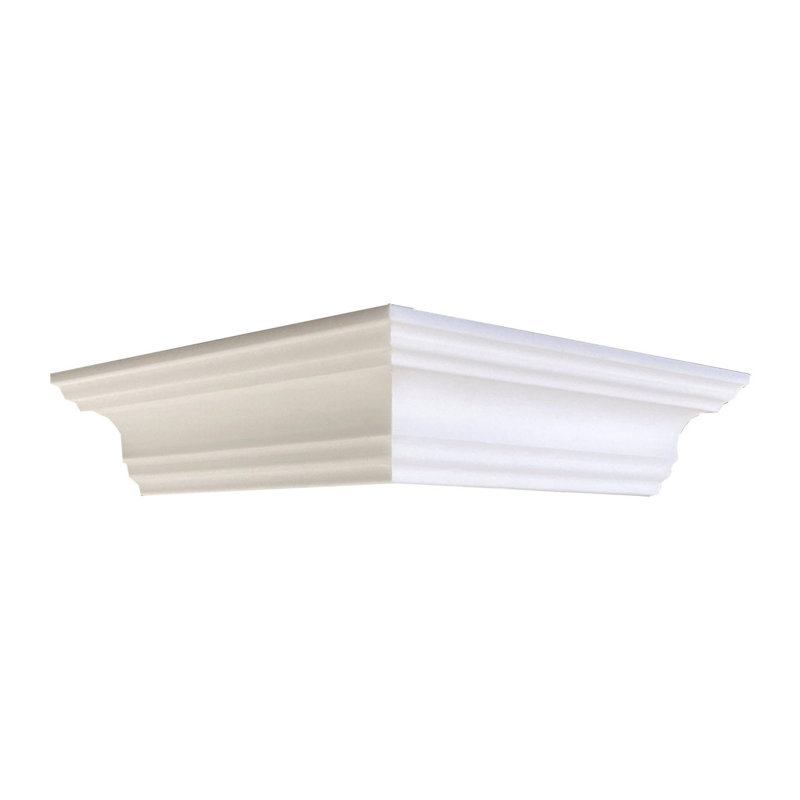 Moulure couronnée en polystyrène à coller de L 78,74 po x l 2,78 po x H 1,97 po x P 1,97 po. pi.