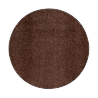 Tapis brun uni d'intérieur et d'extérieur
