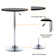 Bushrah Round Metal Base Dining Table