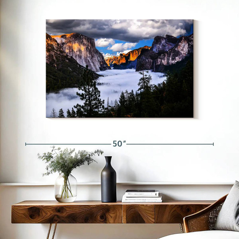 Nuage du parc national Alvord Yosemite, H 26 po x l 39 po