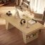 Bureau de 78,7 po de largeur avec tablettes et compartiments de rangement