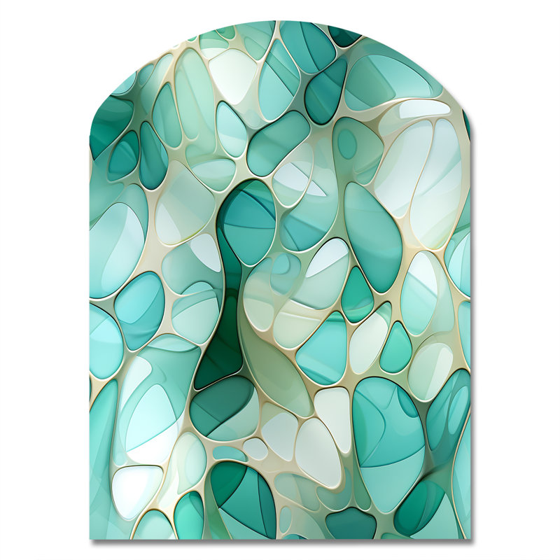 Daiana - arche abstraite décoration murale en métal, sculpture murale asymétrique en métal, H 34 po x l 25 po
