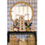 Amanda Lindroth Dunmore Round Wicker Mirror