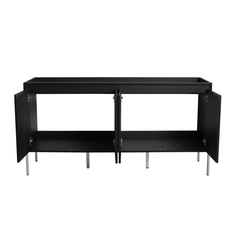 Base de meuble-lavabo autoportant 60 po avec 4 portes 60 po, 60" W