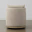 Fauteuil d'appoint pivotant rembourré Zenda-668228805-668228806