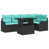 Coussin bleu / cadre noir est en rupture de stock