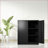 Cabinets | Lockable Metal Storage Cabinet with 2 Doors &amp; Adjustable Shelves | Office/Garage/Warehouse | Black, Metal