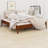 Simple & Modern Wood Platform Bed Frame with Stable Support System-207360893
