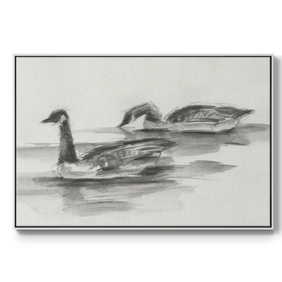 Geese Study II, reproduction d'art sur toile