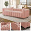 87.4' Premium Velvet Sofa 3-Seater Loveseat-129732200