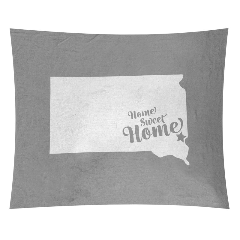 Tapisserie Home Sweet Sioux, H 80 po x l 68 po, Gris