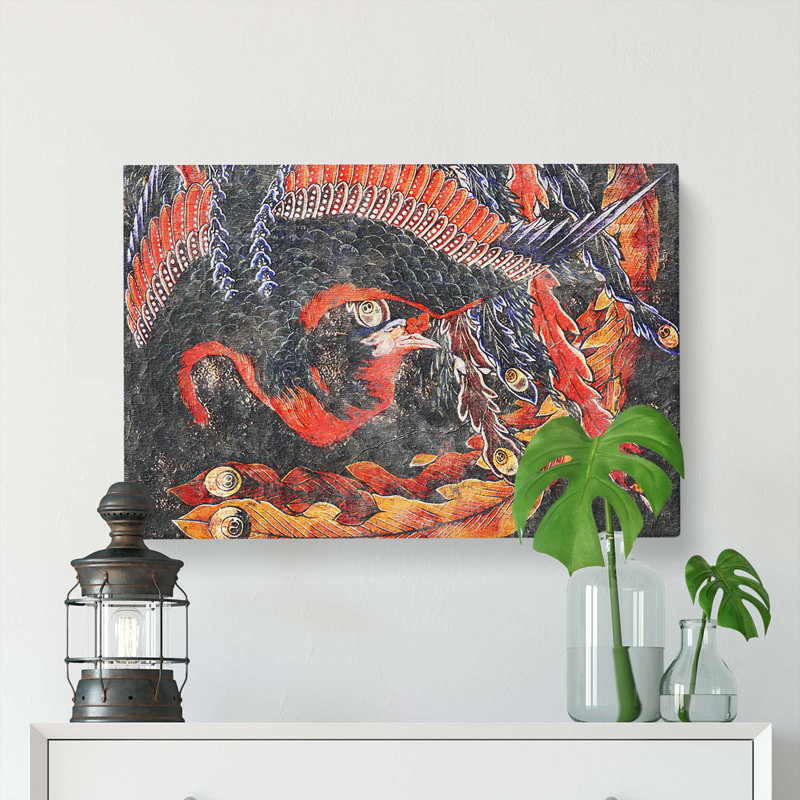 Phoenix by Katsushika Hokusai - Wrapped Canvas, 50cm H x 76cm W x 3cm D
