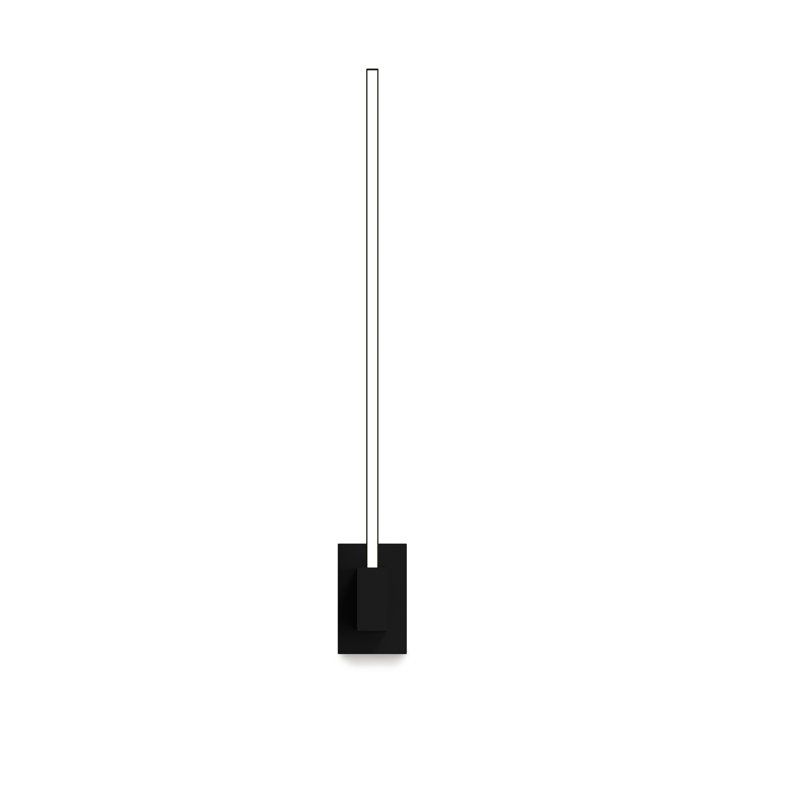 Z-Bar 1 - Light LED Armed Sconce, Matte Black