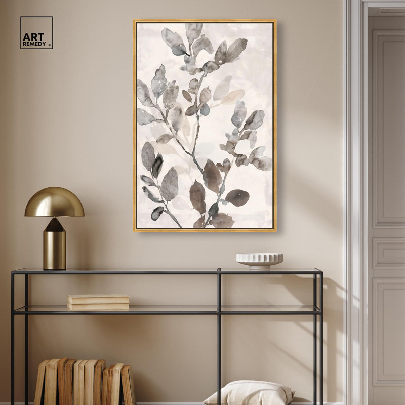 «Ghostly Grove II», reproduction d'art sur toile par Art Remedy, H 31 po x l 21 po, Cadre doré
