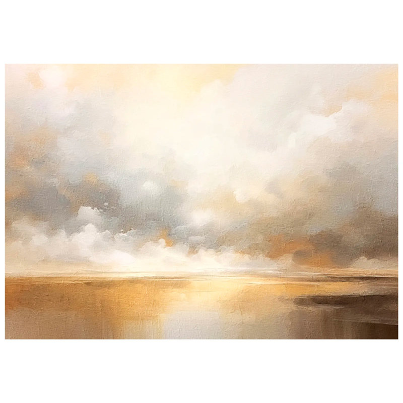 Bright Sun and Reflections Art Print, 30 cm H x 42 cm W