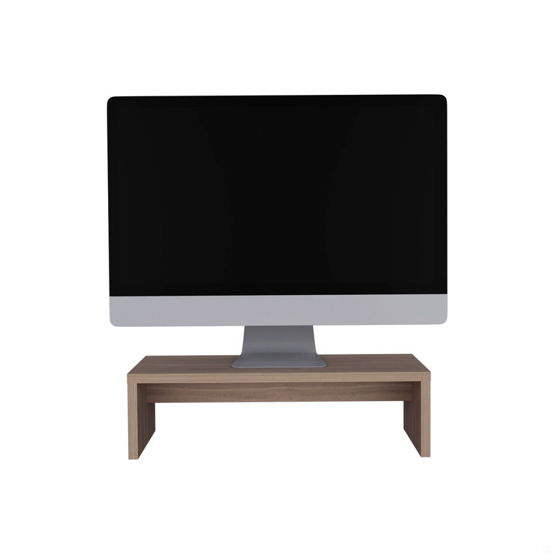 Bureau H 5,4 po avec 1 tablette, Brun