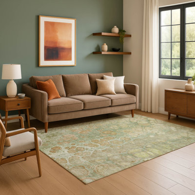 Premium Machine Washable Mayfield AMF1940 Abstract Rug