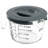 Oster Coolidge 16 Ounce Glass Measuring Cup with Lid in Gray
