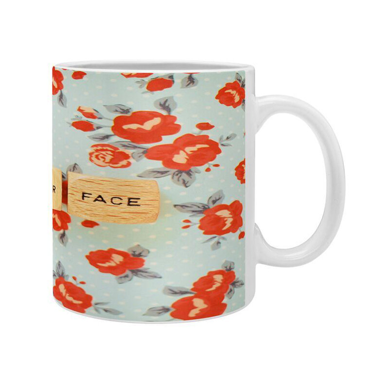 Grande tasse à café love your face