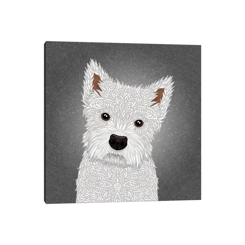 West Highland Terrier by Angelika Parker - Wrapped Canvas Print, 30.48cm H x 30.48cm W x 1.905cm D