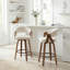 Tabouret de comptoir pivotant rembourré Providence-123200639