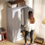Armoire-penderie moderne à 2 portes, blanc-1629896055