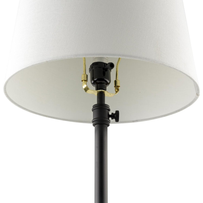 Lampe d'appoint Demodena, Noir