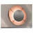 Orbit Wood Plug-in Flush Mounted Sconce