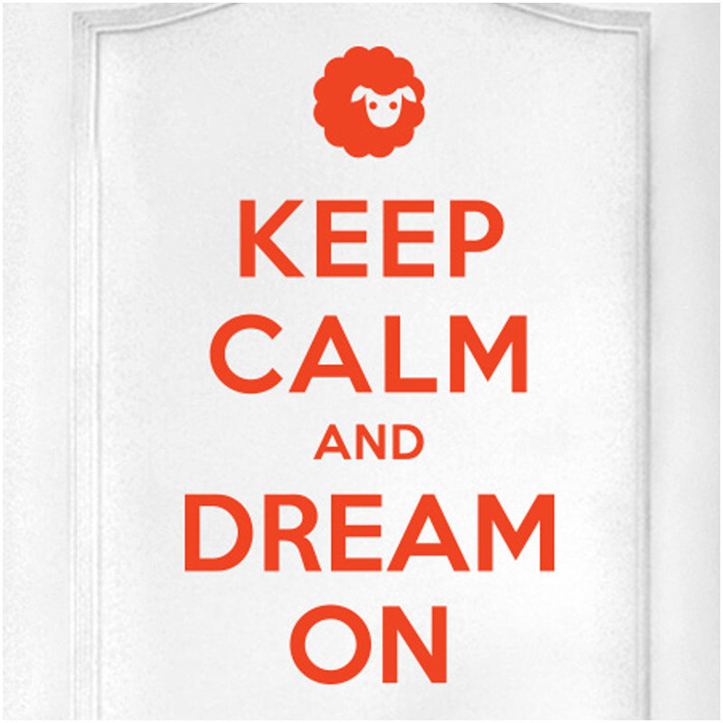 Wall Decal, Orange